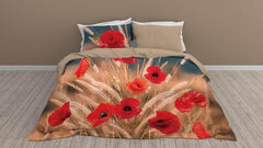 Wheat Flowers Bedsheets ET-D120